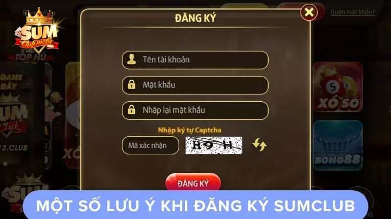 Đăng ký tài khoản Sumclub